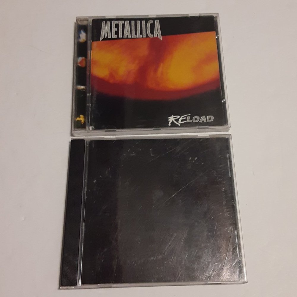 Metallica Reload and Black Album Music CD's